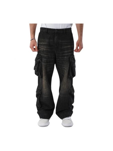 Bootcut jeans mit geknöpfter ausgestellt mit taschen Diesel schwarz
