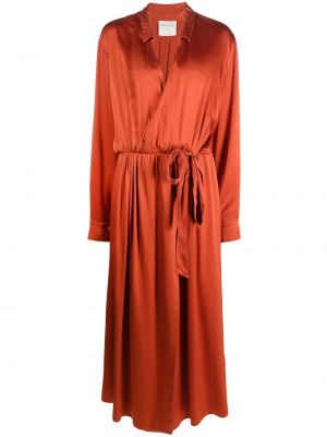Μίντι φόρεμα Forte_forte πορτοκαλί
