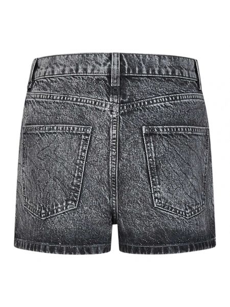 High waist jeans shorts Rotate Birger Christensen grau