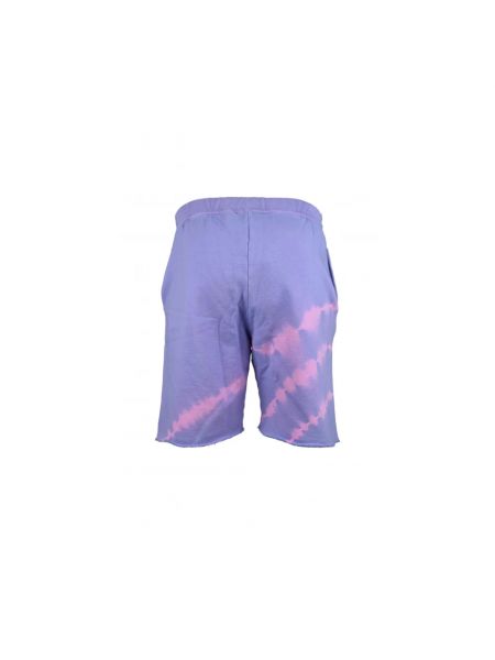 Pantalones cortos tie dye Aries violeta