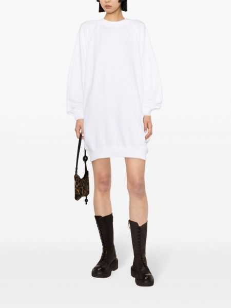 Bavlněné šaty Isabel Marant bílé