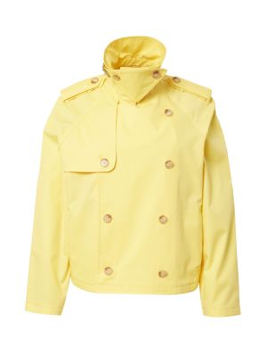 Kabát bez podšívky Polo Ralph Lauren žltá