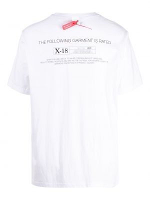T-shirt aus baumwoll mit print Mostly Heard Rarely Seen 8-bit weiß