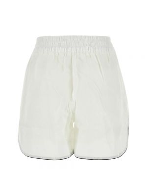 Pantalones cortos de lino Palm Angels blanco