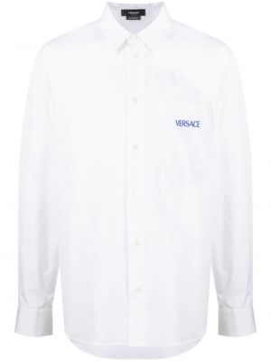 Košeľa s potlačou Versace biela