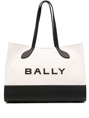 Nakupovalna torba s potiskom Bally črna