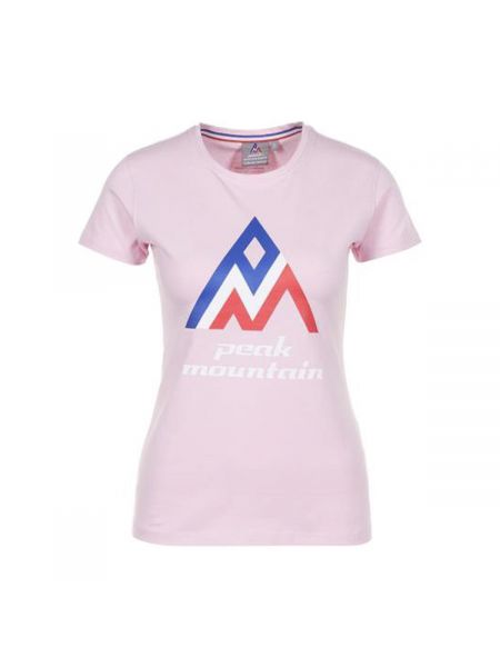 Koszulka z krótkim rękawem Peak Mountain różowa