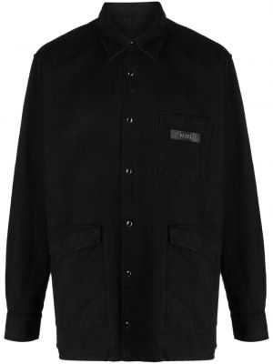 Βαμβακερό πουκάμισο Gcds μαύρο