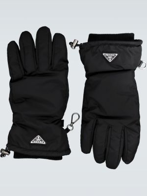 Νάιλον γάντια Prada μαύρο