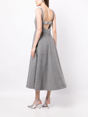 Křišťálové šaty bez rukávů Anouki šedé