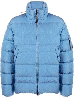 Pikowany płaszcz C.p. Company niebieski