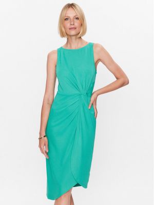 Sukienka midi Lauren Ralph Lauren zielona