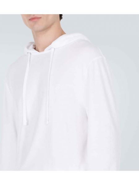 Chemise en coton à capuche Vilebrequin blanc