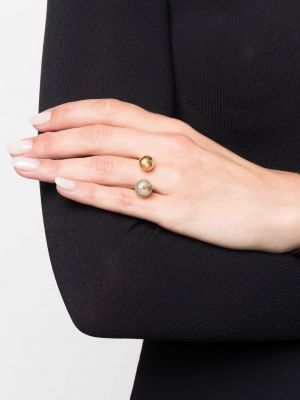 Ring mit perlen Saint Laurent gold