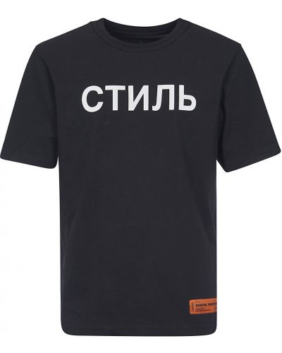 T-shirt Heron Preston, сzarny