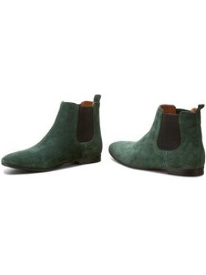 Kotníkové boty Nessi zelené