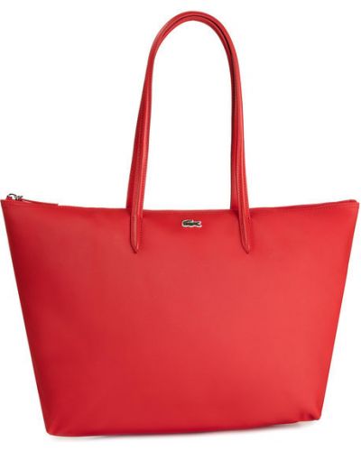 Shopper kabelka Lacoste červená
