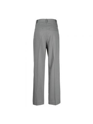 Pantalón clásico de lana plisados Low Classic gris
