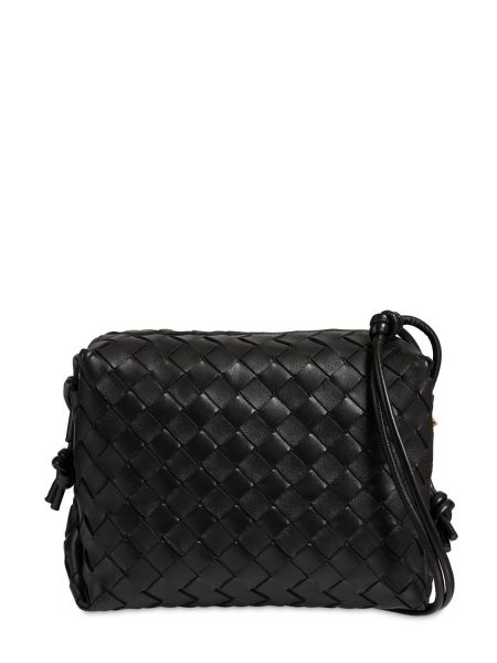 Læder mini taske Bottega Veneta sort