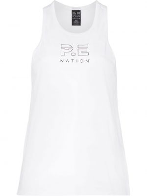 Bomull tank top P.e Nation hvit