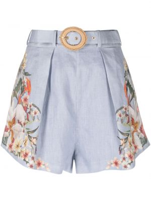 Pantaloni scurți cu model floral cu imagine Zimmermann