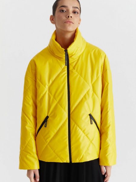 Утепленная демисезонная куртка M.reason желтая