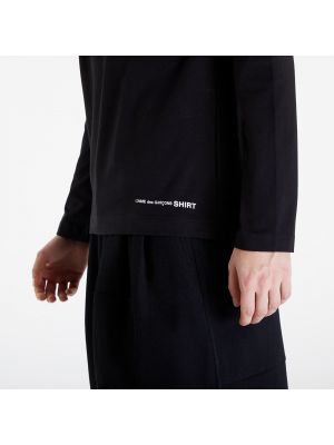 Μακρυμάνικη μπλούζα Comme Des Garçons Shirt μαύρο