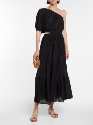 Aksamitna sukienka długa Velvet czarna