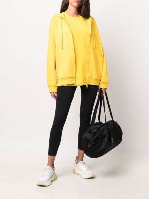 Sudadera con capucha con cremallera Adidas By Stella Mccartney amarillo