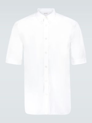 Chemise en coton Alexander Mcqueen blanc