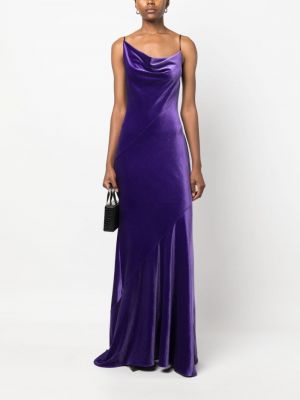 Maksi suknelė satininis Philosophy Di Lorenzo Serafini violetinė