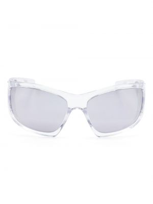 Oversized γυαλιά ηλίου Givenchy λευκό