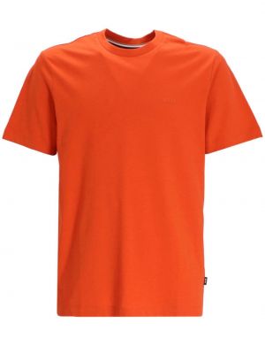 T-shirt con stampa Boss arancione