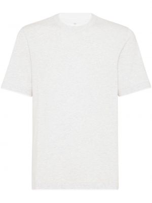 T-shirt Brunello Cucinelli hvid