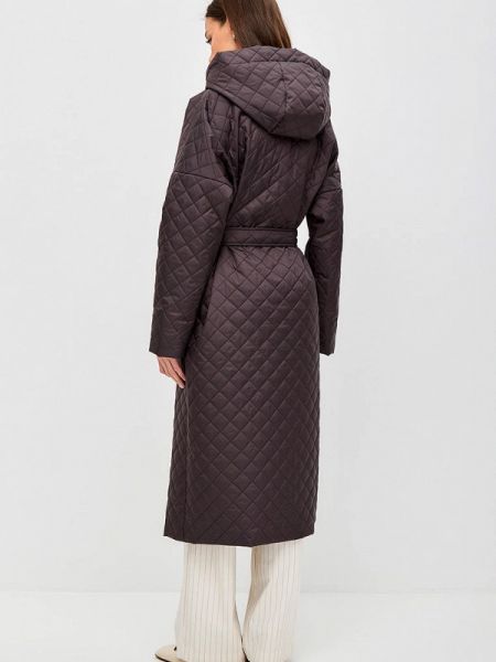 Утепленная демисезонная куртка Vamponi коричневая