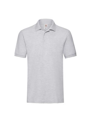 Tricou polo din bumbac Fruit Of The Loom gri