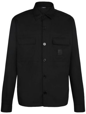 Bavlněná košile Balmain černá