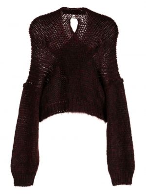 Pullover mit v-ausschnitt Isabel Benenato rot