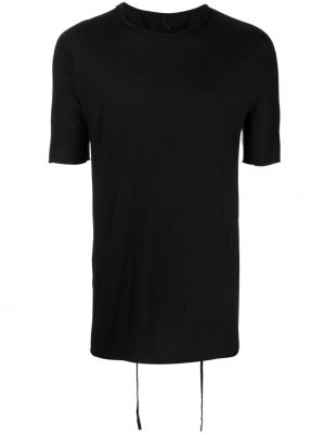 Βαμβακερή μπλούζα Masnada μαύρο