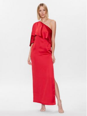 Priliehavé večerné šaty Lauren Ralph Lauren červená