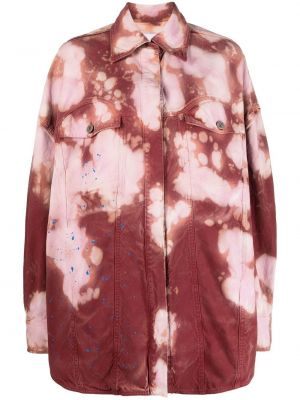 Traper jakna tie-dye The Attico ružičasta