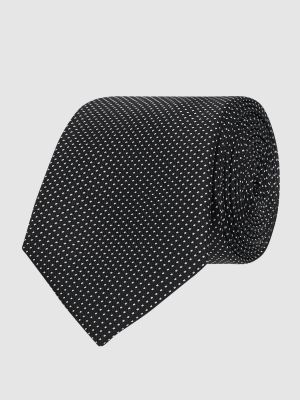 Jedwabny krawat Willen czarny