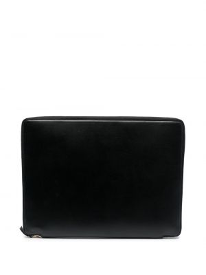 Iš natūralios odos nešiojamo kompiuterio krepšys Comme Des Garçons Wallet juoda