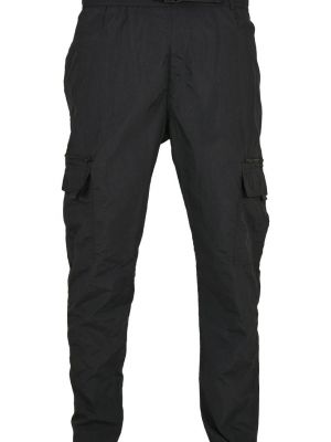 Nylonowe spodnie cargo Uc Men czarne