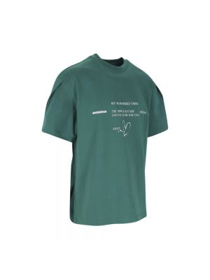 Koszulka z nadrukiem Ader Error zielona
