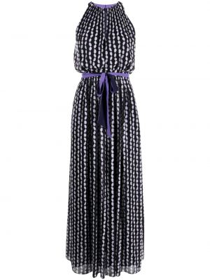 Sukienka bez rękawów w grochy z nadrukiem Dvf Diane Von Furstenberg