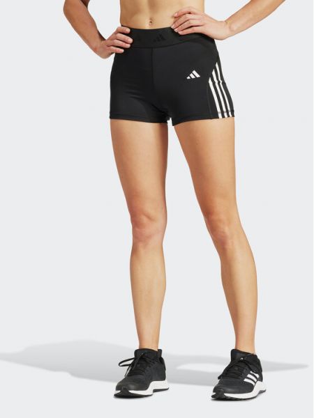 Slim fit sport rövidnadrág Adidas fekete