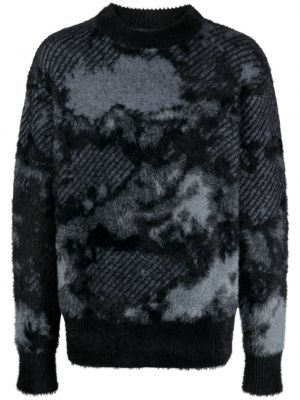 Jacquard džemper Feng Chen Wang crna