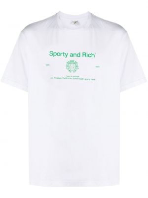 Тениска с принт Sporty & Rich