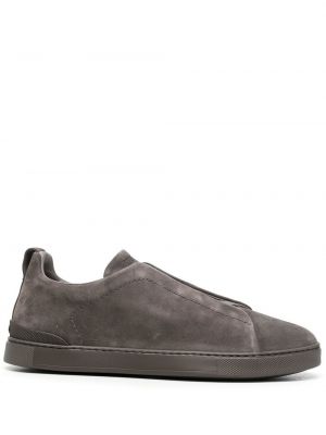 Ruskind sneakers Zegna grå